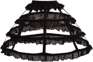 GRACEART Damen Rock Kleid mit Pannier Krinoline und Käfig Unterrock Petticoat
