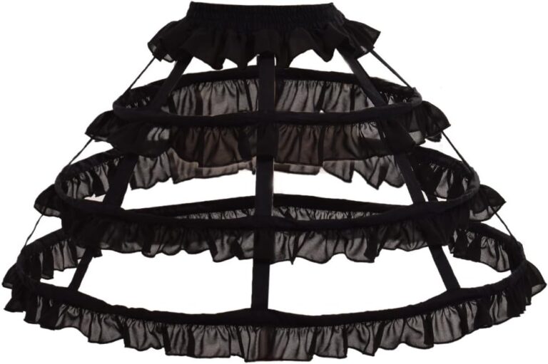 GRACEART Damen Rock Kleid mit Pannier Krinoline und Käfig Unterrock Petticoat