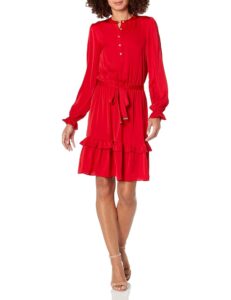 Langärmliges Fit and Flare Kleid für Damen von Tommy Hilfiger