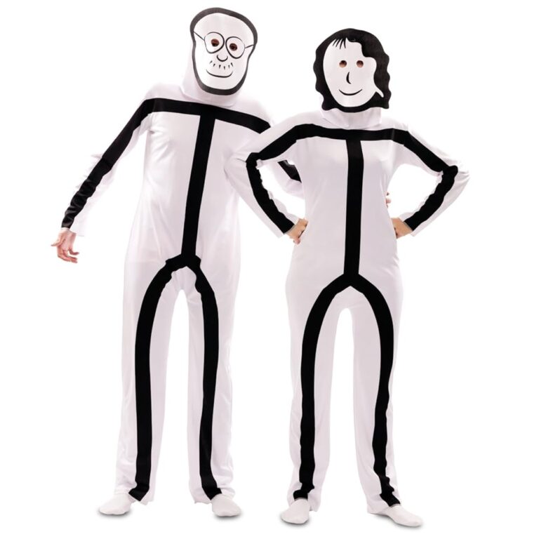 EUROCARNAVALES Kostüm für Erwachsene mit Masken