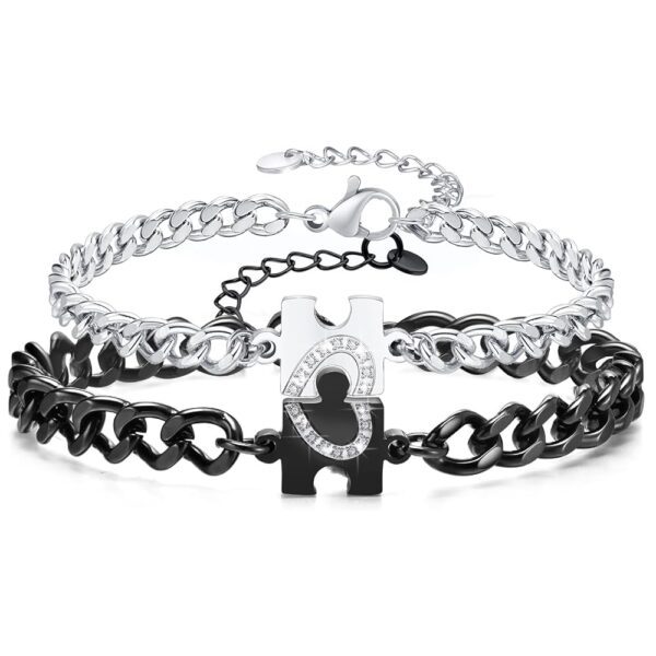 Gkmamrg Partnerarmbänder - Armbänder für Paare - Pärchen Armband - Geschenkideen für Partner - Geschenk für Freund, Mann, Ehemann - Weihnachtsgeschenke