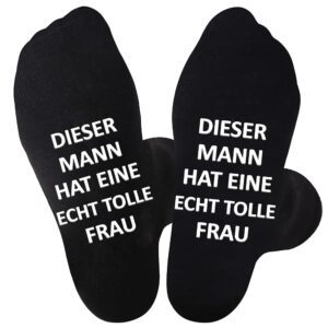 Jeasona Socken Geschenk für Ehemänner – Weihnachten, Hochzeitstag, Geburtstag, Valentinstag – Ich liebe dich Geschenke für Männer