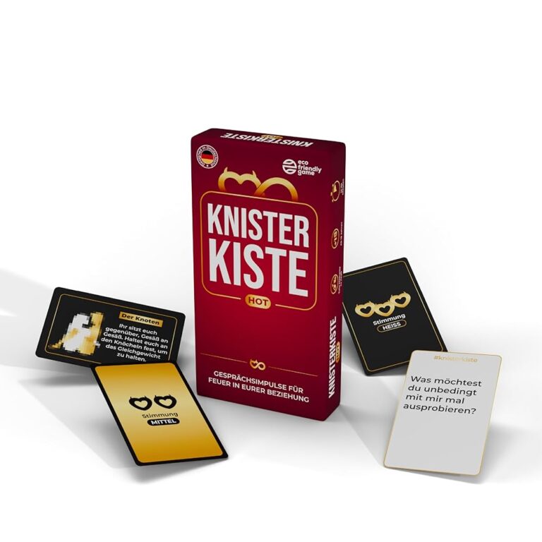 KNISTERKISTE – H0T | Kartenspiel für Paare | Spannendes Spiel mit Aufgaben und Aktionen | Geschenke für Männer, Freund und Freundin | Perfekt für Jahrestage oder besondere Anlässe