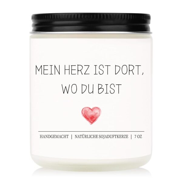 SECOGM Jahrestagsgeschenk für Paare: Duftkerzen im Glas – Ich liebe dich Geschenke für Frauen und Männer, romantische Liebesgeschenke für Hochzeitstag, Geburtstag und Valentinstag