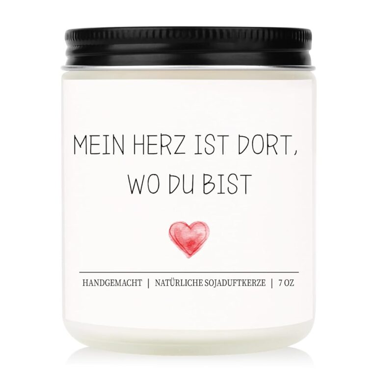SECOGM Jahrestagsgeschenk für Paare: Duftkerzen im Glas – Ich liebe dich Geschenke für Frauen und Männer, romantische Liebesgeschenke für Hochzeitstag, Geburtstag und Valentinstag