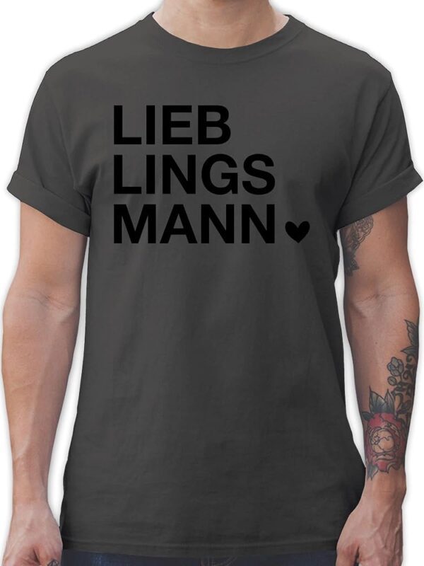 Shirtracer - Herren T-Shirt - Geschenk für den Lieblingsmann zum Valentinstag, ideales Valentinstagsgeschenk für Männer, Weihnachtsgeschenke für Partner
