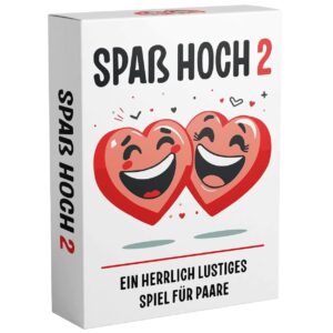 TIPSI Spaß Hoch 2 - Paarspiel für zwei Personen | Mit witzigen Aufgaben und Fragen | Geschenkideen für Paare, Männer, Freund und Freundin | Jahrestagsgeschenk für ihn und sie...