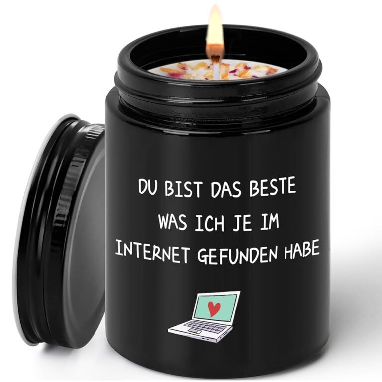 Valentinstag Duftkerze für Männer – 9oz Lavendelkerze als Geschenk für den Freund, humorvolles Valentinstagsgeschenk für Ehemänner und Männer