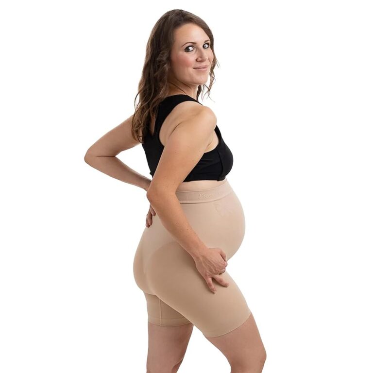 Belevation Damen Schwangerschafts-Shapewear Pettipant bis zur Mitte des Oberschenkels