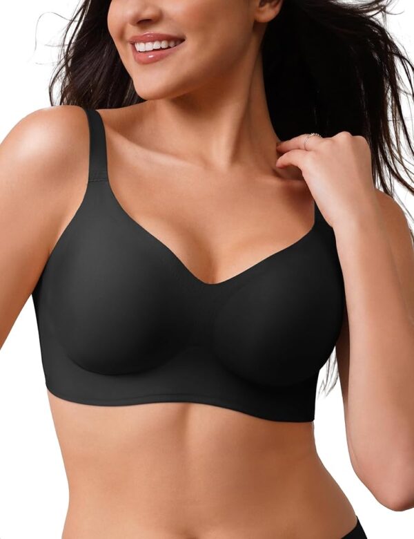 CLOSEMATE Nahtloser Büstenhalter für Damen – Bequemer, weicher, bügelloser Bralette mit glattem Hautgefühl in Größen S-XXXL
