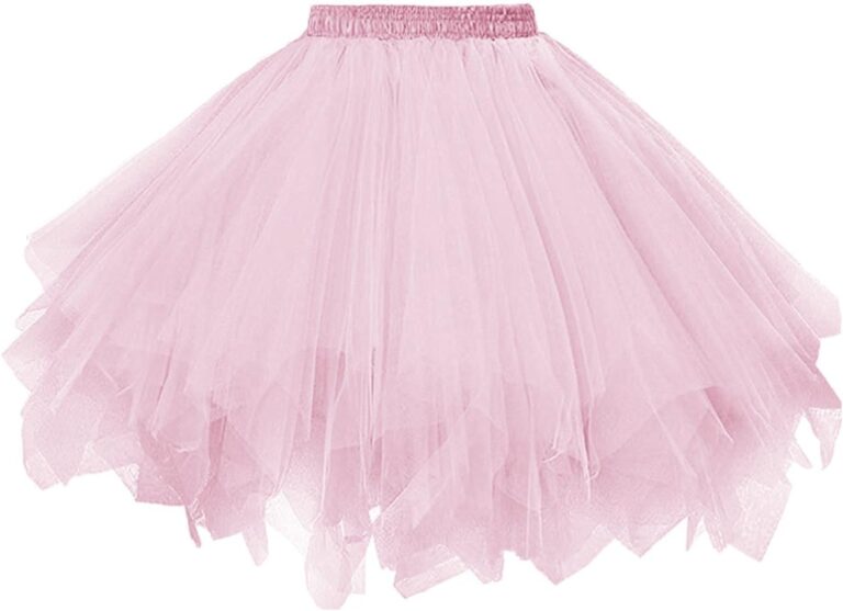 Dressever Damen Tüllrock im 50er Rockabilly Stil - Retro Petticoat Tutu für Ballet, Cosplay und Abendkleider für verschiedene Anlässe