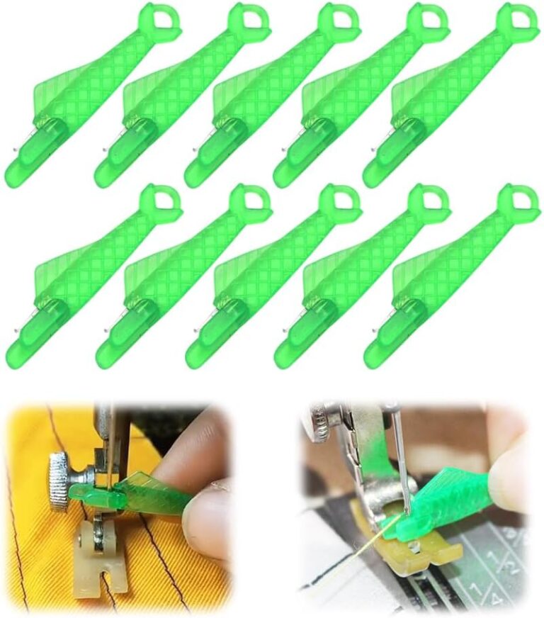 Nadeleinfädler, Einfädelhilfe für Nähnadeln, Zubehör für Nähmaschinen, automatischer Einfädler, Fädelhilfe für Handnähen (10,...)