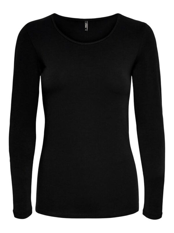 ONLY Damen Langarmshirt Onllive Love Life Basic