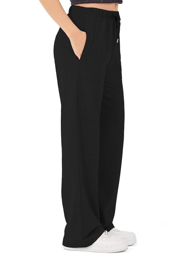 ROSS CAMP Damen Jogginghose - Lange Baumwoll-Sporthose, Bequeme Trainings- und Laufhose, Weite Sweatpants mit elastischem Bund, ideal als Yogahose