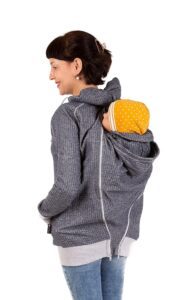 Viva la Mama 3-in-1 leichte Tragejacke für Mamas und Babys, Umstandsjacke - Cleo