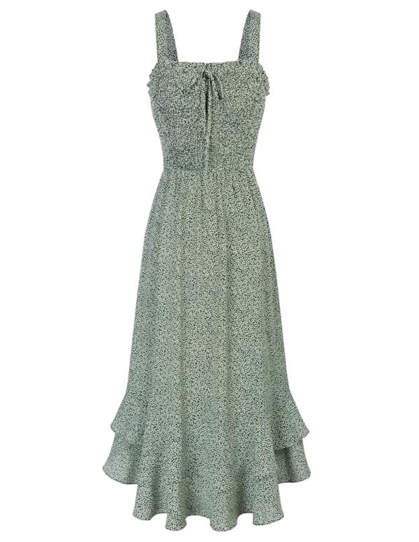 GRACE KARIN Damen Maxikleid – Ärmellos, Blumenkleid für Strand & Urlaub