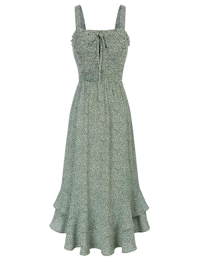 GRACE KARIN Damen Maxikleid – Ärmellos, Blumenkleid für Strand & Urlaub