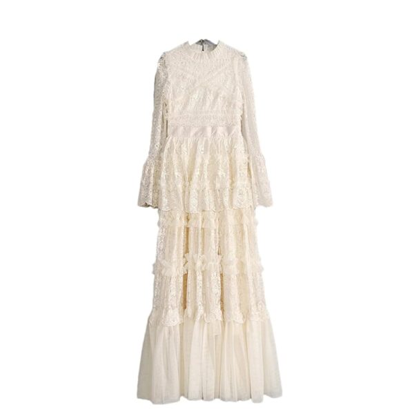 Pulcykp Damenkleid mit Rüschen – Elegantes Ballkleid für besondere Anlässe