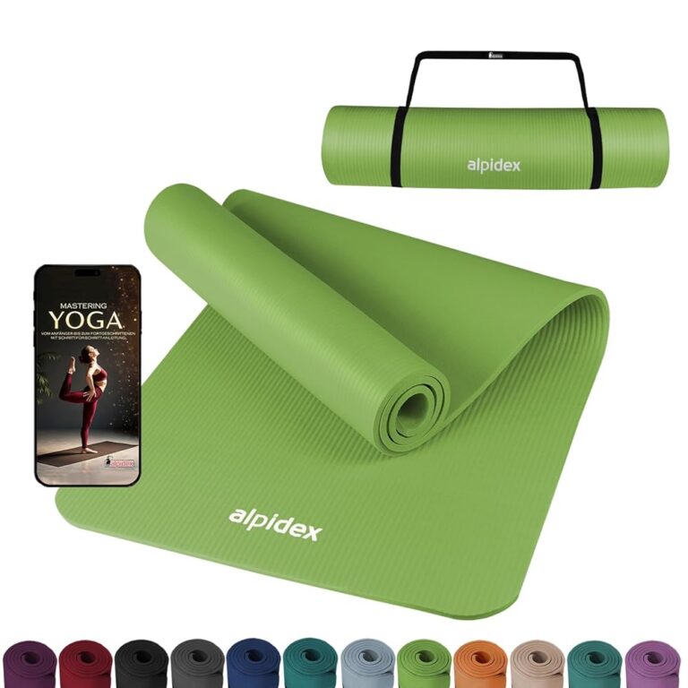 ALPIDEX Yoga Matte 183x60 cm - Rutschfest, Phthalatfrei, Ideal für Fitness