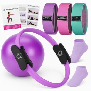 BUDOCI Pilates Set – Komplettes Zubehör für Fitness und Stretching Zuhause