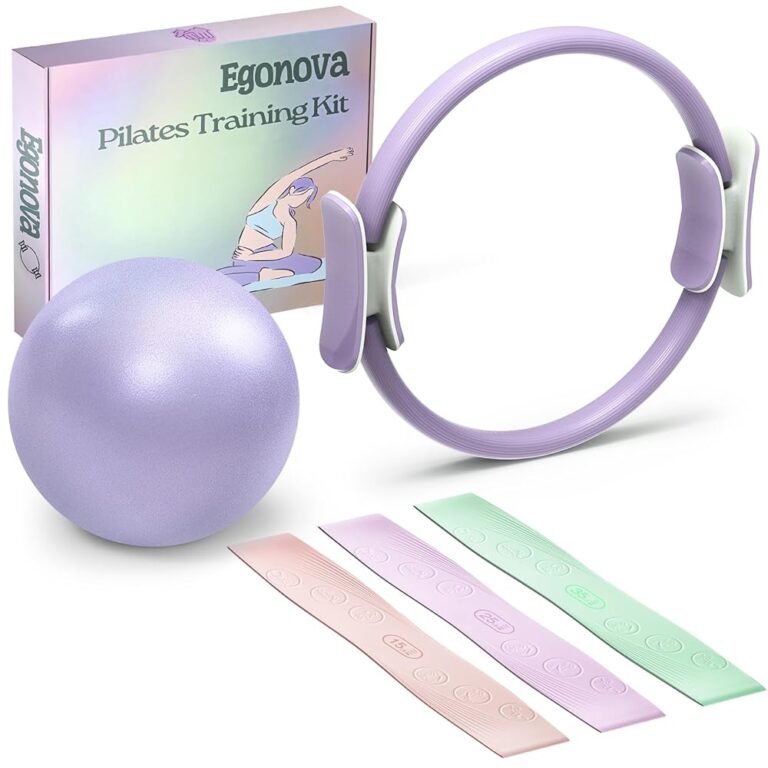 EgoNova Pilates Ring Set – 14" Magic Circle mit Bällen & Widerstandsbändern