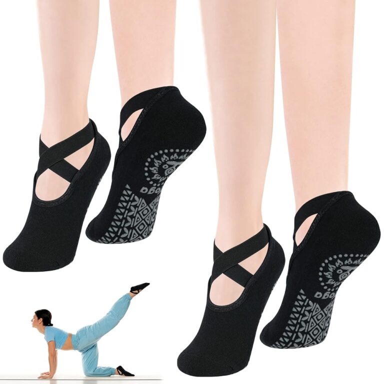 Flintronic Antirutsch Yoga Socken für Sport & Zuhause – Rutschfest & Bequem