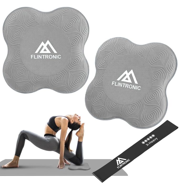 Flintronic Kniekissen 2er Set – Rutschfeste Knieschoner für Yoga & Fitness