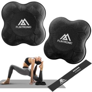 Flintronic Yoga Kniekissen - Rutschfeste 2er Set Fitness & Pilates Pad