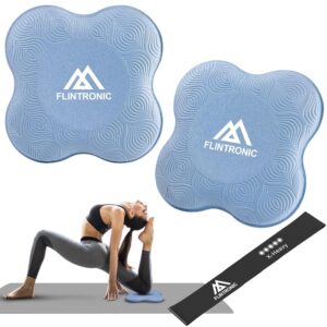 Flintronic Yoga Kniekissen – Rutschfeste 2er Set Matten für Yoga & Fitness