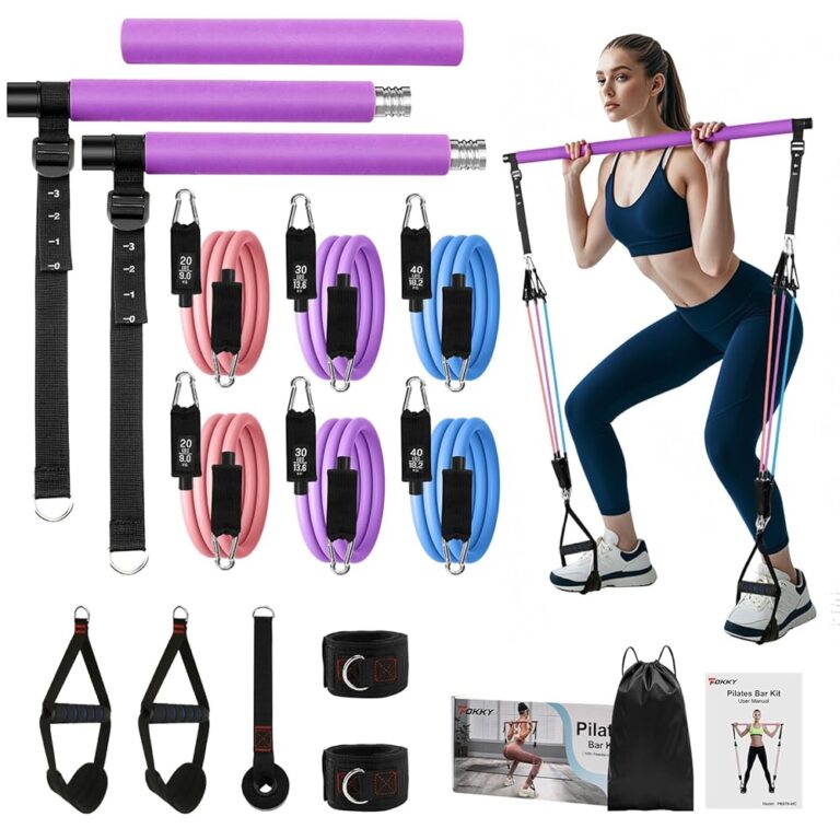 Fokky Fitnessbänder Set – 5 Resistance Bands für Pilates & Muskelaufbau