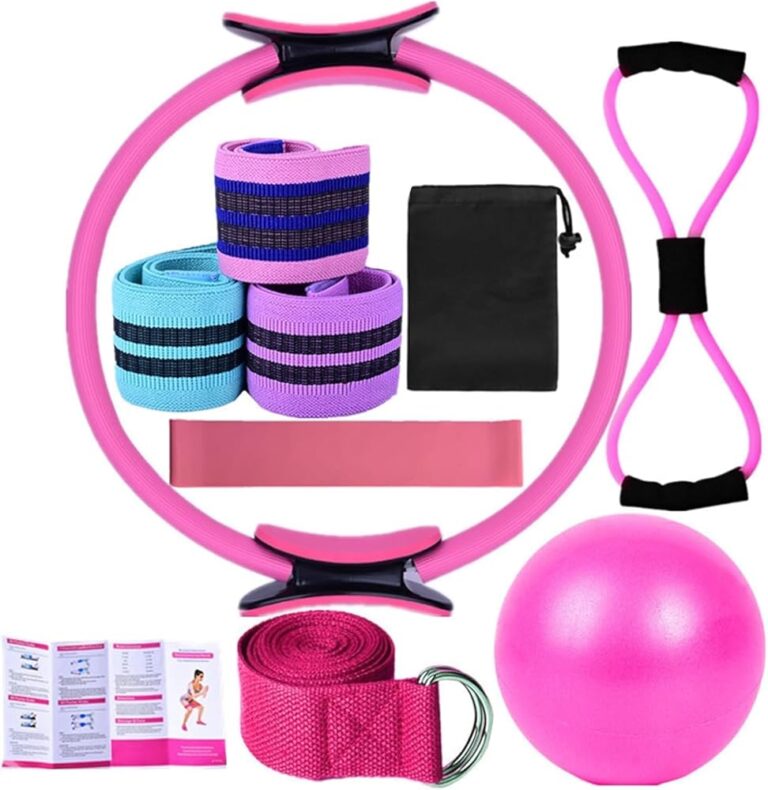 HoldOneLight Pilates Workout Kit für Frauen – Komplettes Set mit Ring, Ball & Bändern