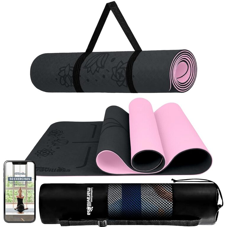 LA MENTE ES MARAVILLOSA - Rutschfeste Yogamatte mit Tragegurt & E-Book