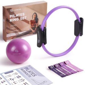 LIONSCOOL Pilates Ring Set – Premium Magic Circle & Zubehör für effektives Training