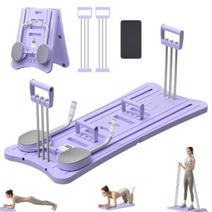 Multifunktionales Pilates Board für Zuhause – Faltbarer Reformer mit Bauchmuskeltrainer
