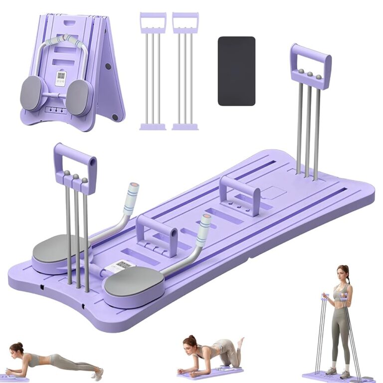 Multifunktionales Pilates Board für Zuhause – Faltbarer Reformer mit Bauchmuskeltrainer