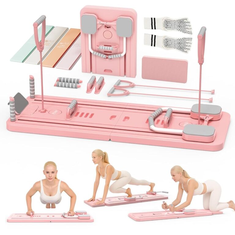 Northdeer Pilates Reformer - 8-in-1faltbares Pilates-Set für Zuhause