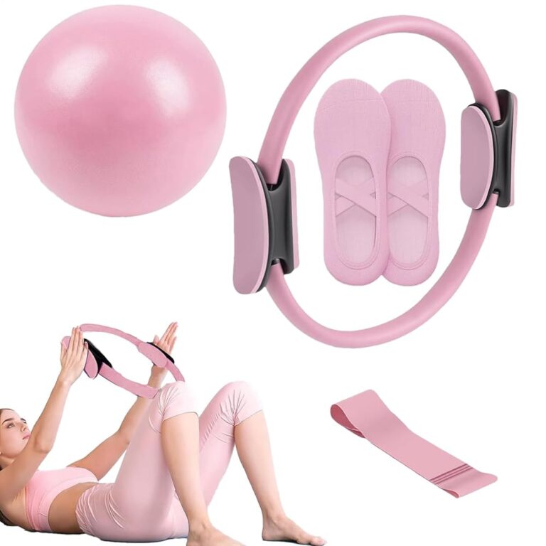 Optimiertes Pilates Ring Set für Zuhause – Ideal für Frauen & Rückbildung!