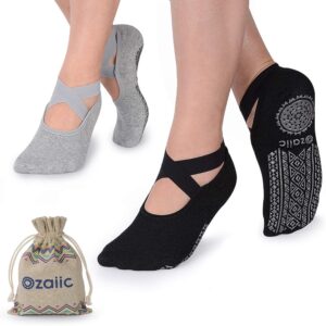 Ozaiic rutschfeste Yoga Socken für Damen – Ideal für Pilates, Barre & Tanz