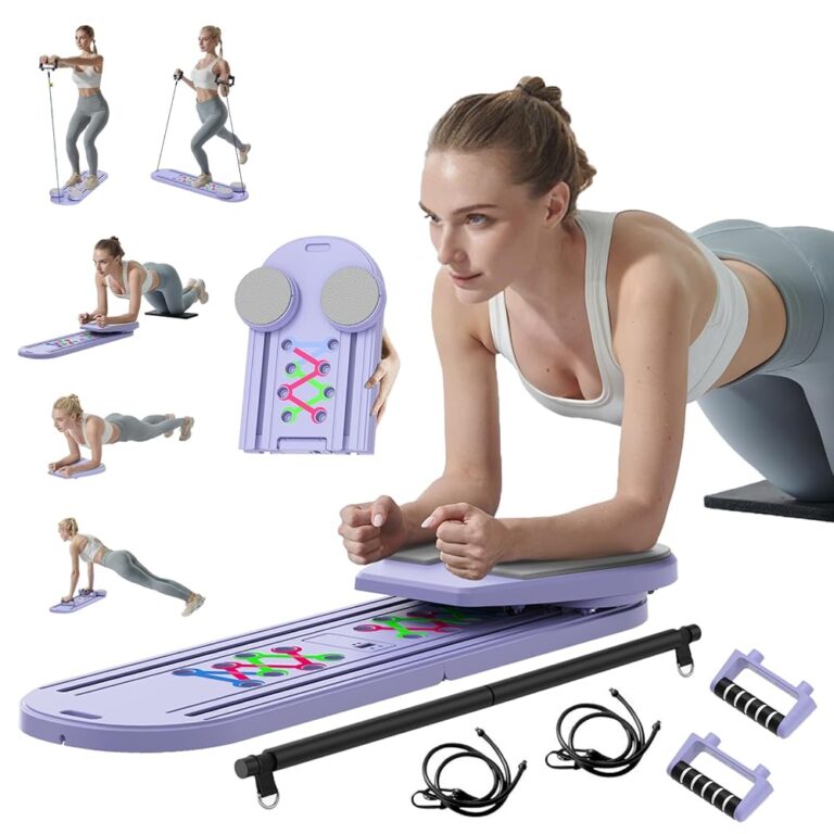 Pilates Board 2025 – Flexibles 6-in-1 Pilates Reformer Set für Zuhause
