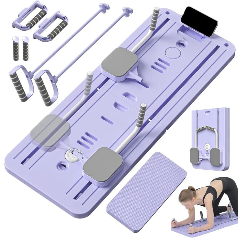 Pilates Board Faltbar 4-in-1 Reformer Set – Multifunktionales Bauchmuskelbrett