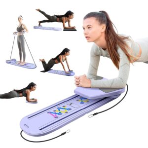 Pilates Board Reformer Set 15 in 1 – Faltbarer Ab Core Trainer für Zuhause