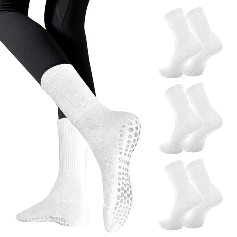 Risipu 3 Paar Anti-Rutsch Yoga Socken für Damen – Perfekt für Pilates & Tanz