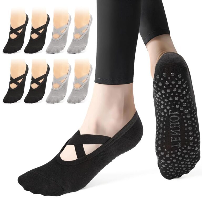 Rutschfeste Pilates Socken für Damen 39-42 - Ideal für Yoga & Barre