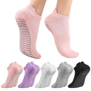 Utensilsto Yoga Socken für Damen – Rutschfest, 5 Paar, 37-40, Pilates & Fitness