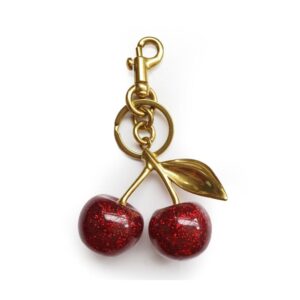 Cherry Bag Charm - Süßer Anhänger für Geldbörsen & Schlüsselanhänger