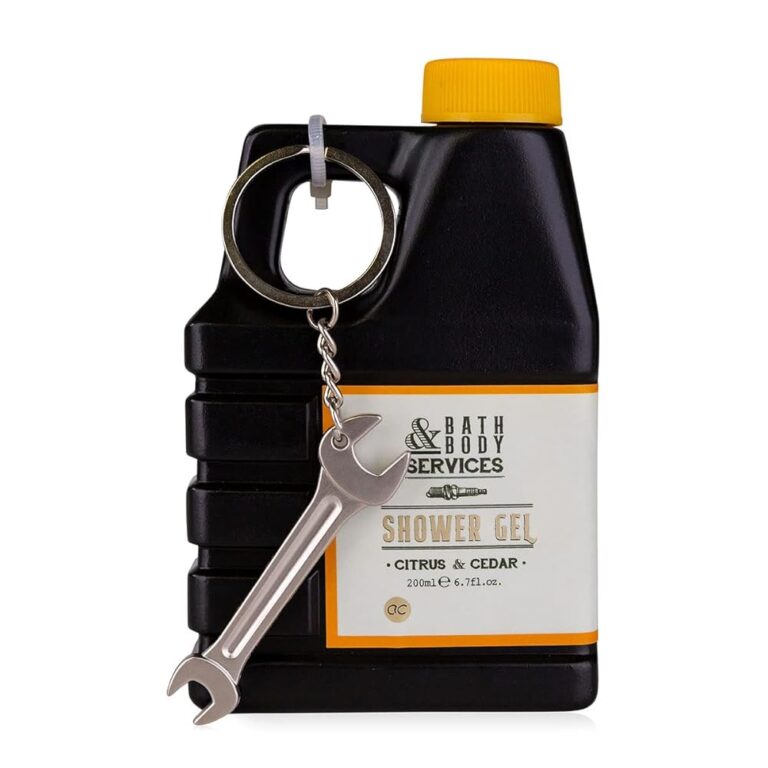 Accentra Duschgel Ölkanister 200ml - Nachfüllbar mit Schlüsselanhänger