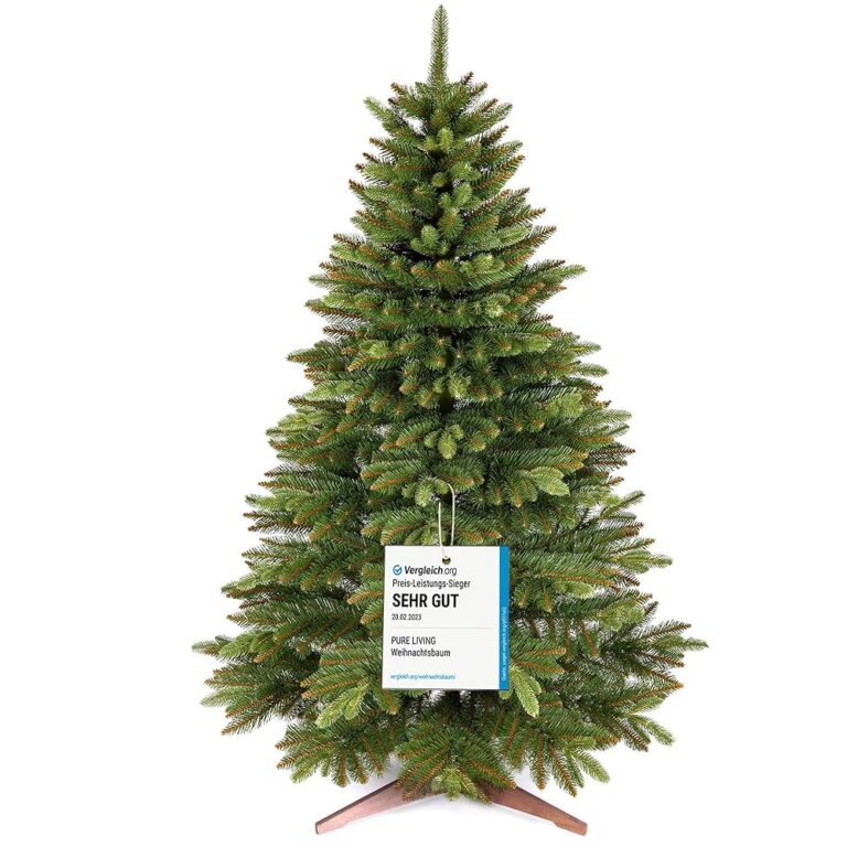 Pure Living Kunst Weihnachtsbaum 180 cm – Realistisch, Dicht, Premium