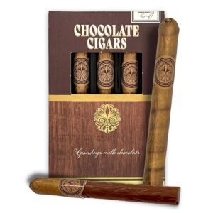 Schokoladen-Zigarren Set - Perfektes Geschenk für Weihnachten & Geburtstage 2 Schokoladen-Zigarren Set - Perfektes Geschenk für Weihnachten & Geburtstage