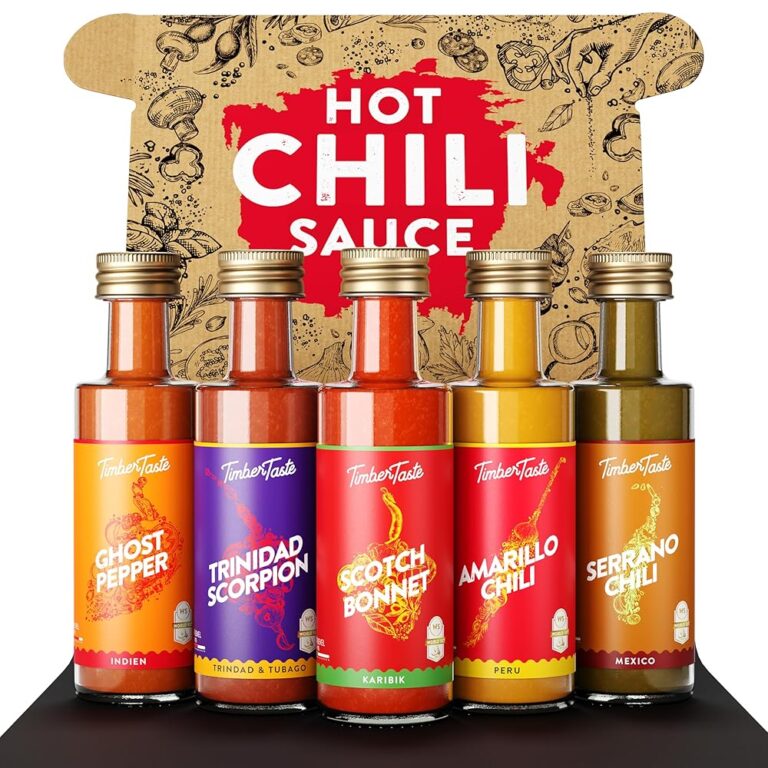 TIMBER TASTE Chili Sauce Set | Exotische Hot Sauce Geschenkidee