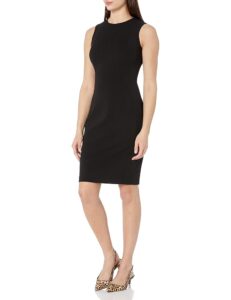 Calvin Klein Damen Ärmelloses Prinzessinnenkleid aus Scuba Crepe